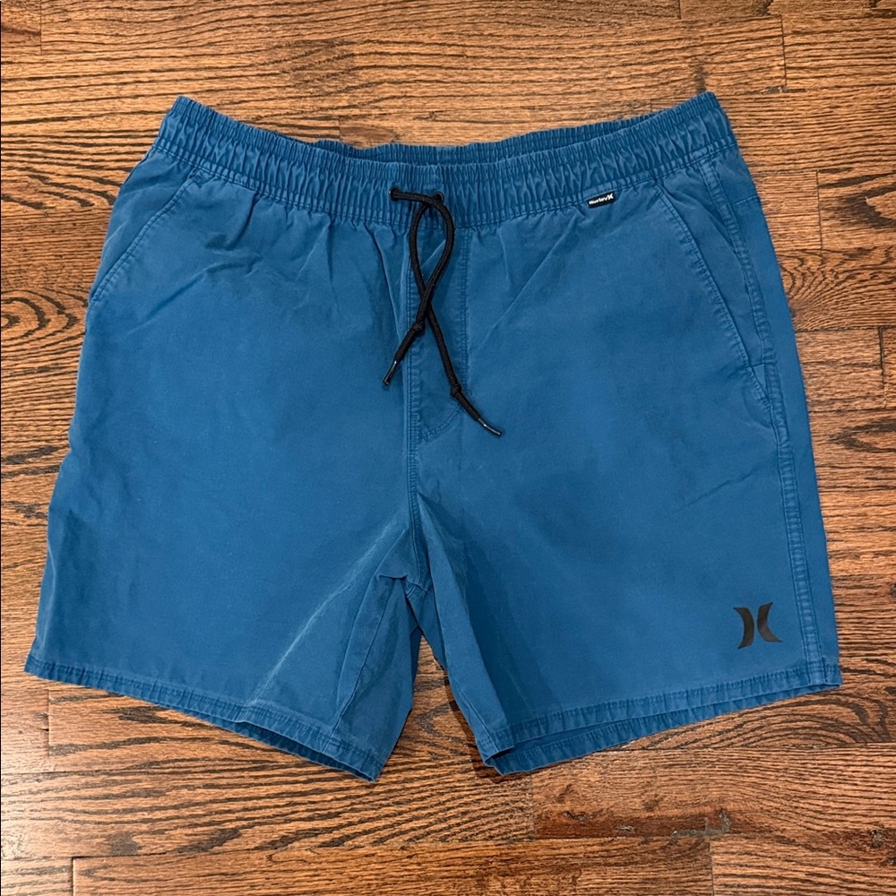 Hurley Men's Ocean Blue Swim Trunks